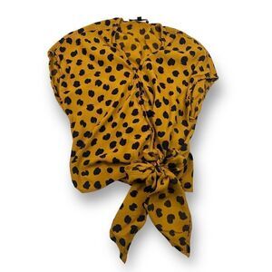 Madewell Tie Front Top Size Extra Extra Small